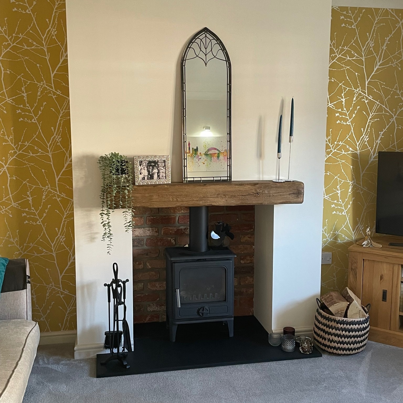 CastTec Nevis T5 Feature Chimney Breast in Blyth view 4