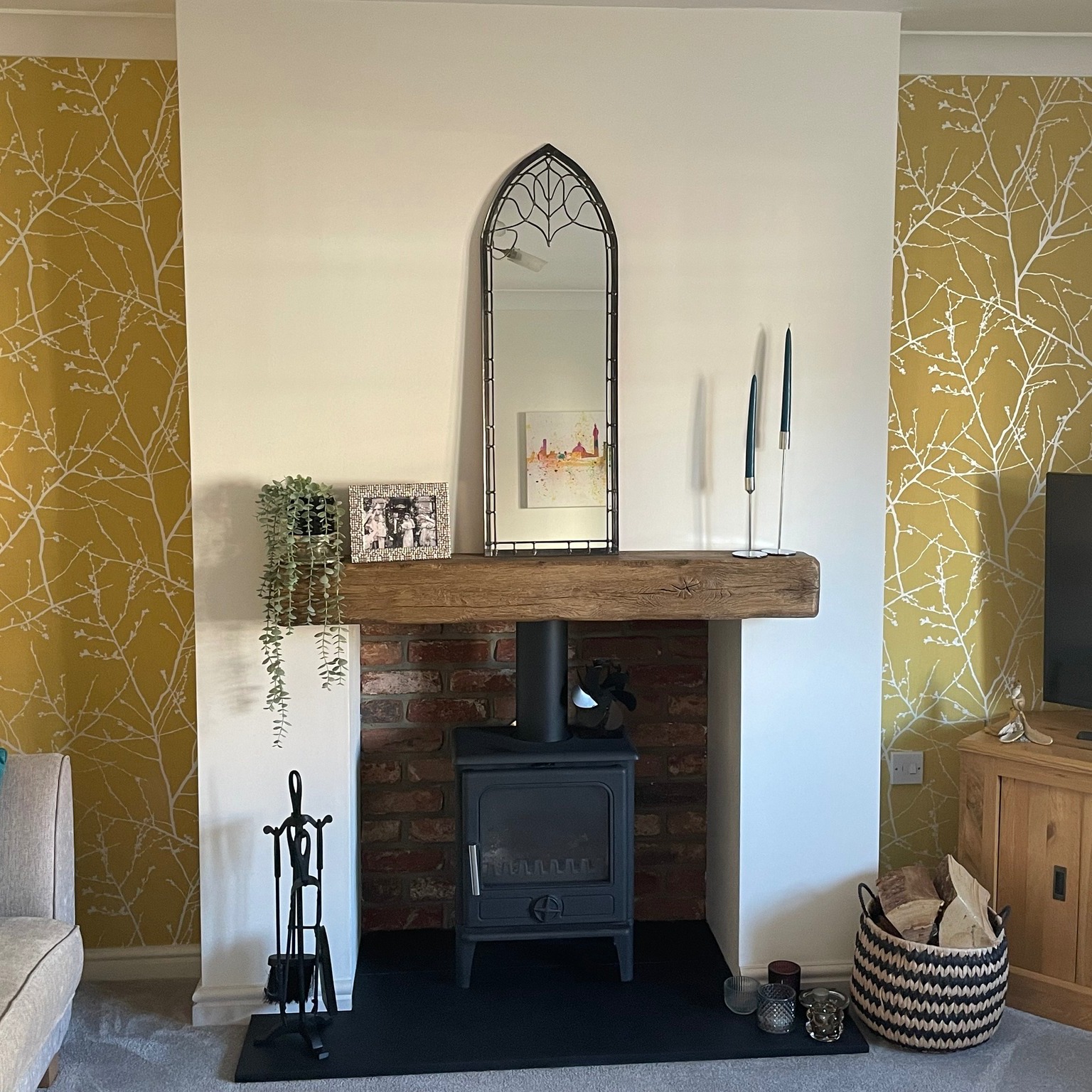CastTec Nevis T5 Feature Chimney Breast in Blyth view 6