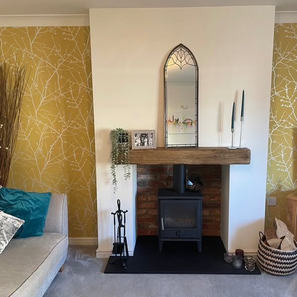 CastTec Nevis T5 Feature Chimney Breast in Blyth