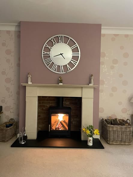 Di Lusso R4 Euro Stove with Italian Slate Hearth in Killingworth view 4