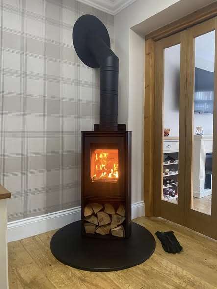 Di Lusso R4 Euro Stove Installation in Blyth view 3