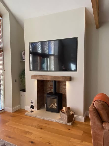 Onyx Orbit Suspended Electric Fire in Stannington view 4
