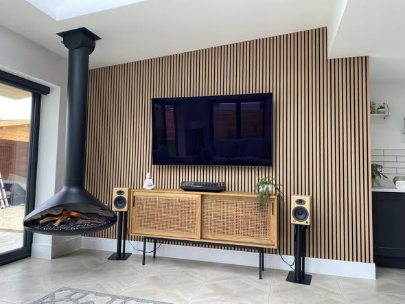 Onyx Orbit Suspended Electric Fire in Stannington view 7