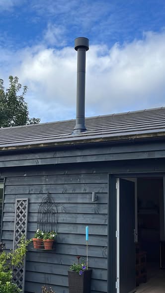 Di Lusso R4 Euro Stove Installation in Ashington view 2