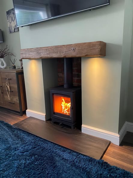 Ovale Wood Burning Stove Installation in Blyth
