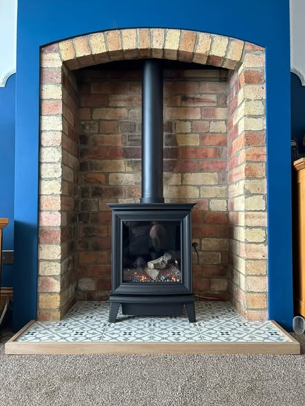 Traditional Open Fire Installation in Warkworth