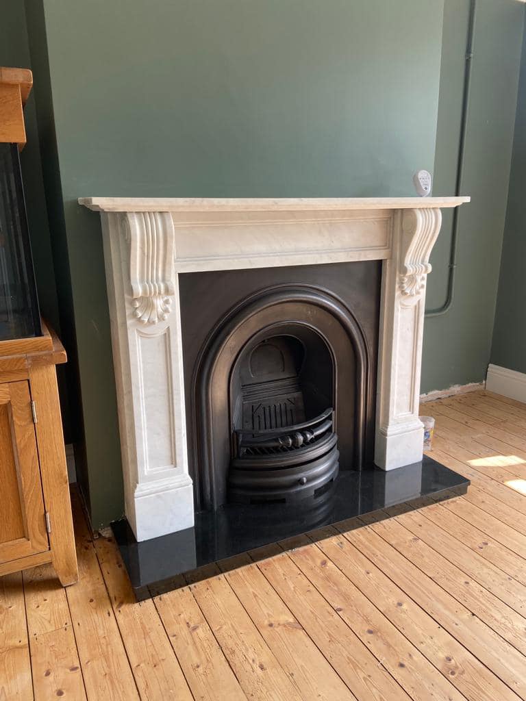 Traditional Open Fire Installation in Warkworth view 5