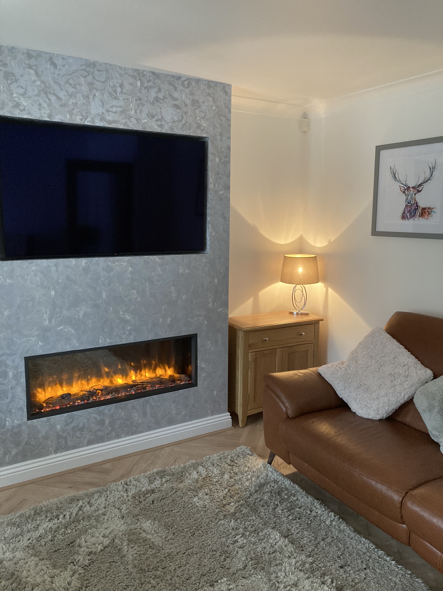 Gazco eReflex Media Wall in Ashington view 4