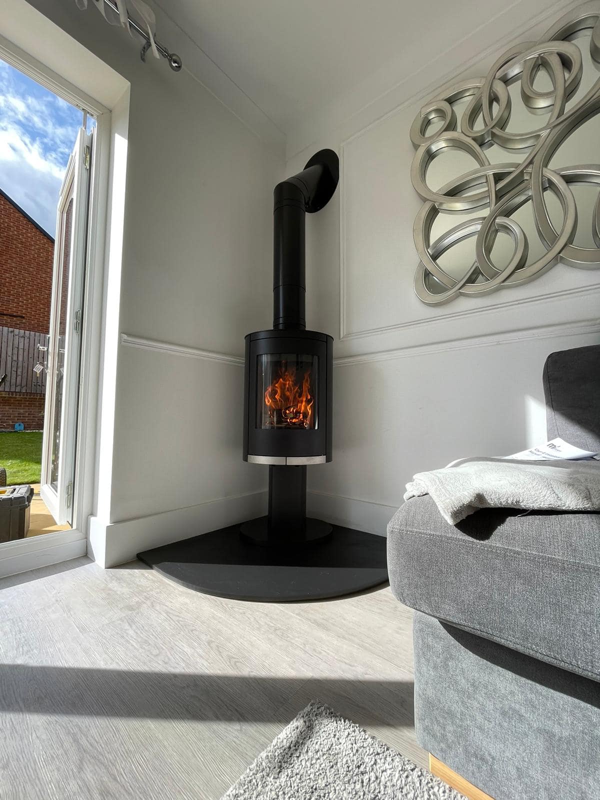 MI Fires Ovale Stove Installation
