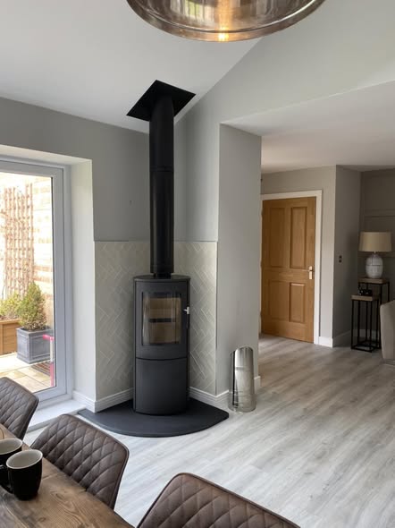 MI Fires Ovale Stove Installation