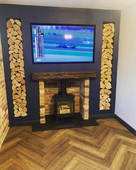 Outdoor Fireplace and Kitchen Project view 4