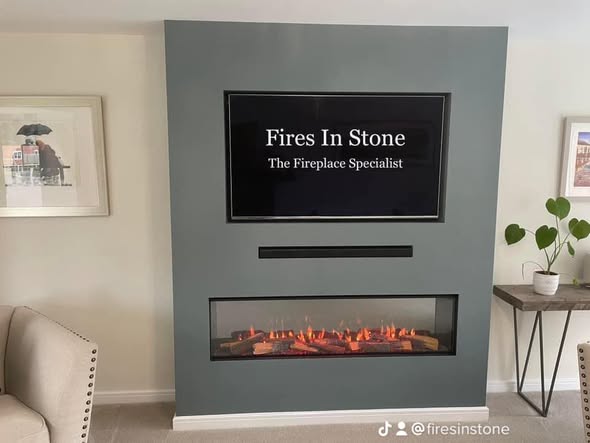 Outdoor Fireplace and Kitchen Project view 5