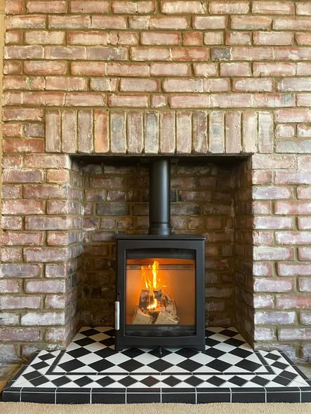 Whitley Bay Fireplace Restoration with Exposed Brickwork
