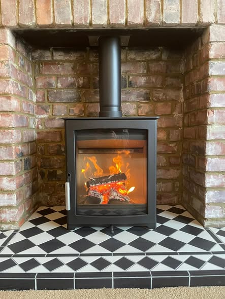 Di Lusso R4 Euro Stove Installation in Annitsford view 2