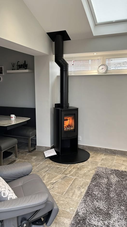 Di Lusso R4 Euro Stove Installation in Annitsford view 4