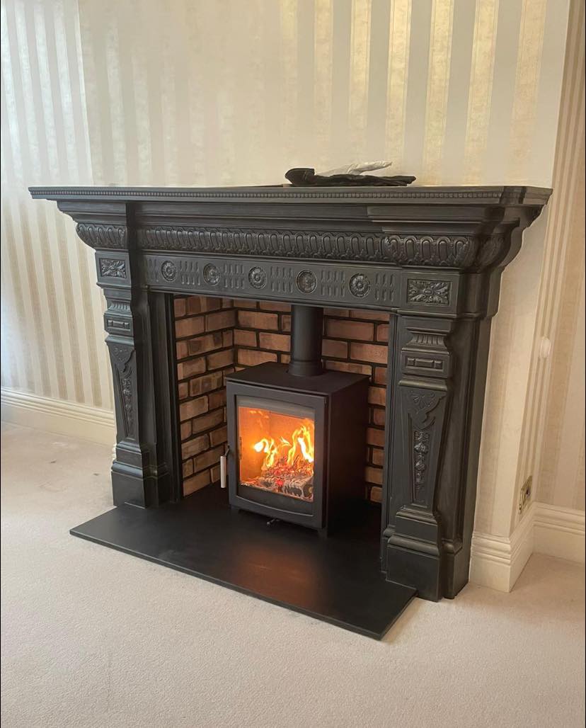 Whitley Bay Fireplace Transformation Retaining Cast Iron Surround