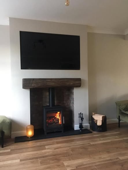 Whitley Bay Fireplace Transformation Retaining Cast Iron Surround