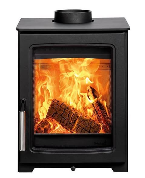 Norvik 5 Fireplace Transformation with Buff Limestone Hearth