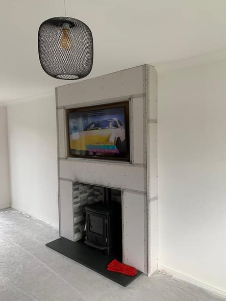 Norvik 5 Fireplace with Side Log Stores in North Broomhill view 4