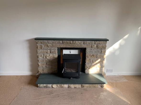 Clock Blithfield 5 Fireplace Transformation