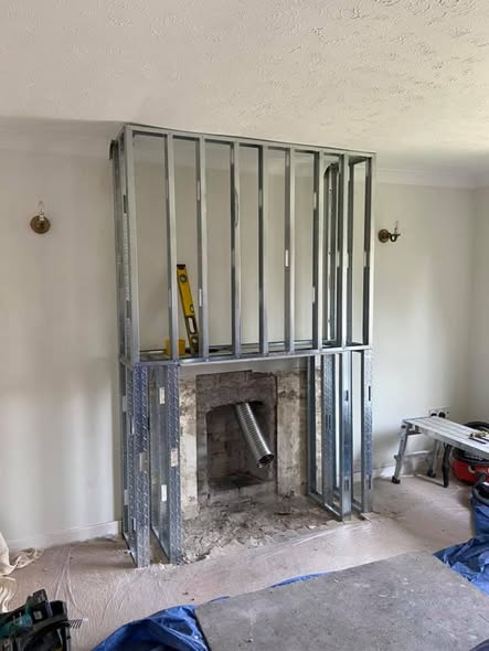 Clock Blithfield 5 Fireplace Transformation