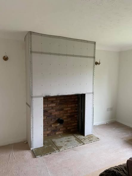 Clock Blithfield 5 Fireplace Transformation