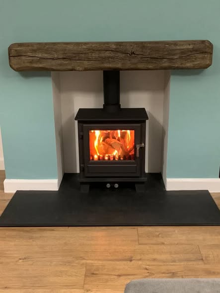 Longframlington Cottage-Style Fireplace with Steel-Framed Chimney Breast view 4