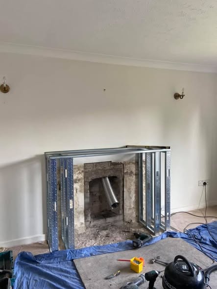 Longframlington Cottage-Style Fireplace with Steel-Framed Chimney Breast view 7