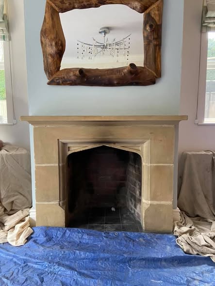 Vision VEL90 Electric Fire with Polar White Marble Fireplace