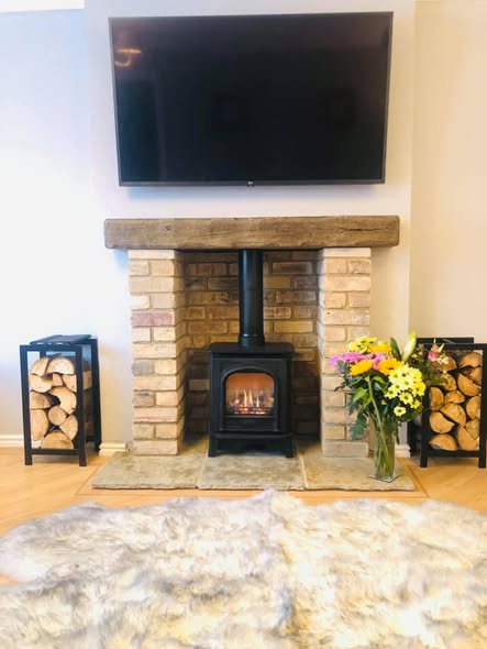 Stove Package with Reclaimed Brick Chamber