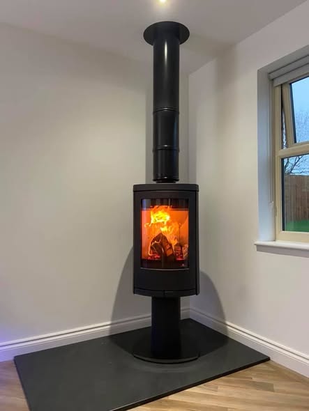 Jesmond Brick Fireplace Repair with Parkray Aspect 5
