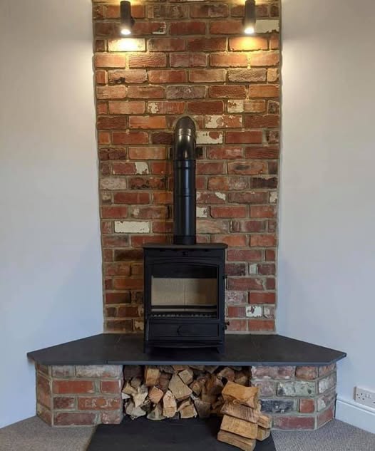 Norvik 5 Fireplace Makeover with Original Brickwork in Gateshead