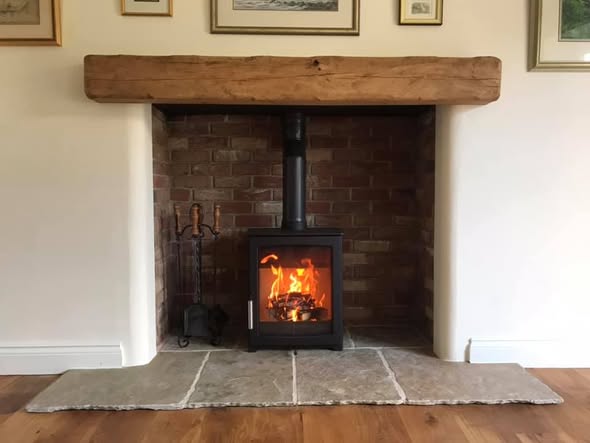 Parkray Aspect 5 Fireplace Built for Large Room view 4