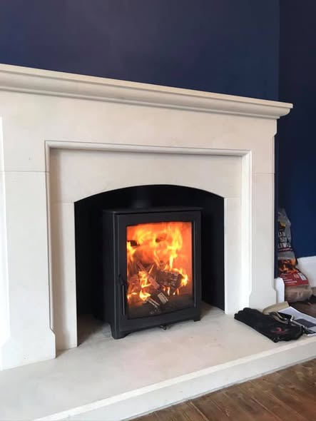 Parkray Aspect 5 Eco in Existing Limestone Surround