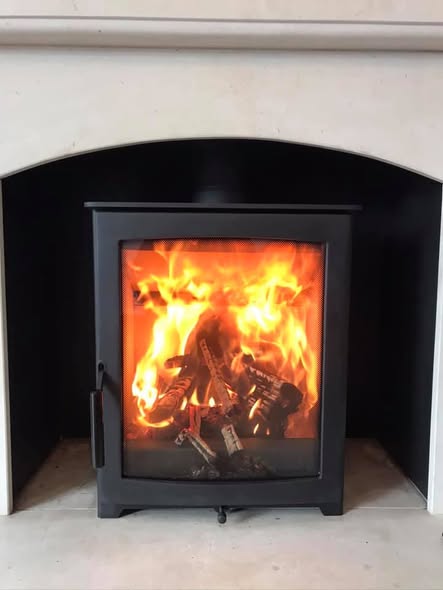 Parkray Aspect 5 Eco in Existing Limestone Surround