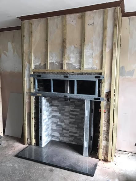 Vision E Line VEL90 with Floating Limestone Plinth in Warkworth
