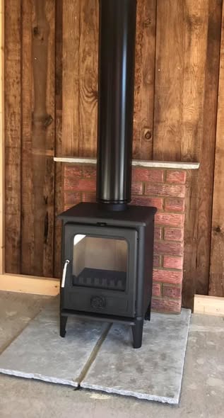 Norvik 5 Stove in Timber Garden Room view 2