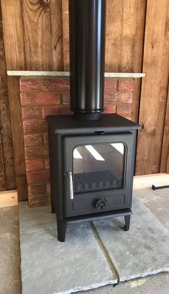 Norvik 5 Stove in Timber Garden Room view 3