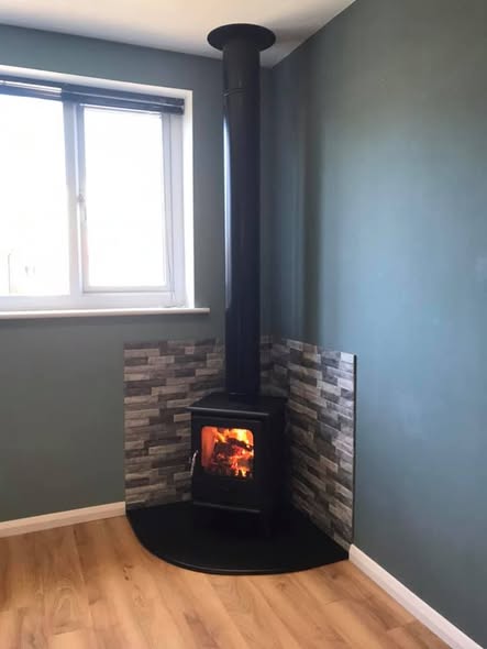 Avalon 4 Gas Stove Fireplace Transformation view 4