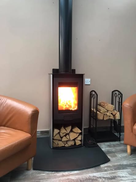 Di Lusso R4 Euro Stove in Glass Roof Extension view 6