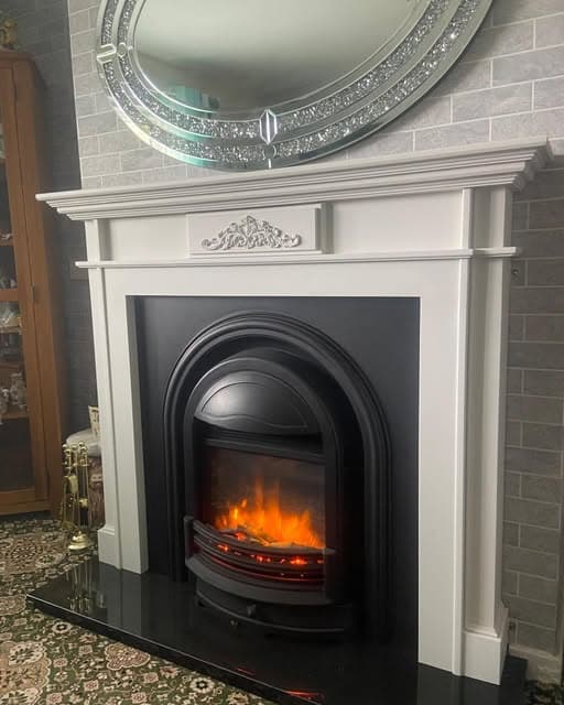 Bespoke Timber Fire Surround with Traditional Electric Insert