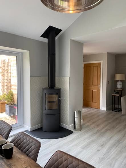 Lotus Mira 3 Stove Installation in St Mary’s Park view 5
