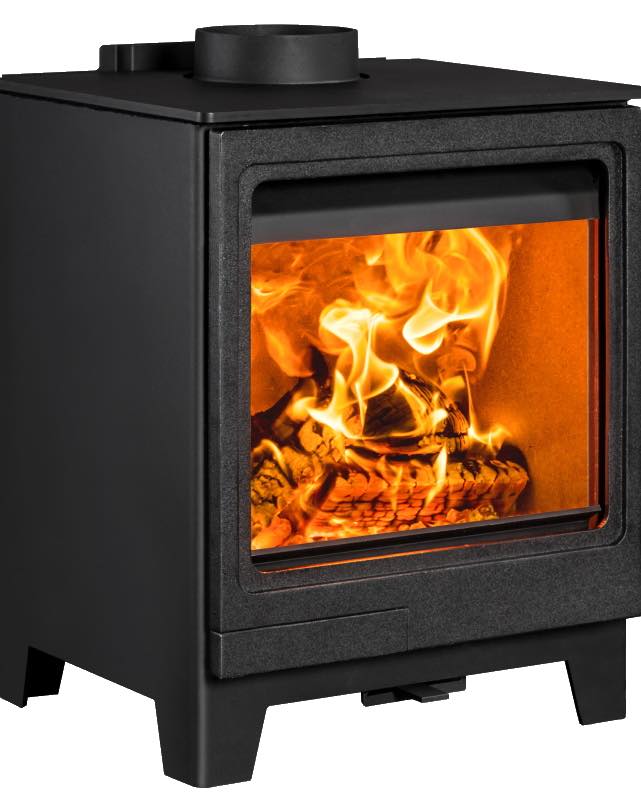 Allure 4 Wood Burning Stove Installation in Felton view 5