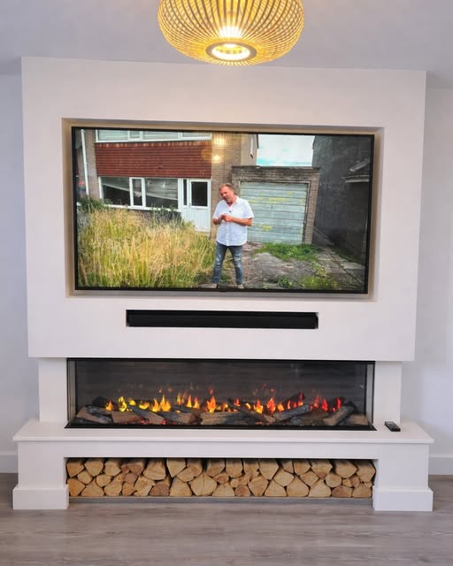 Bespoke MR MDF media wall build
