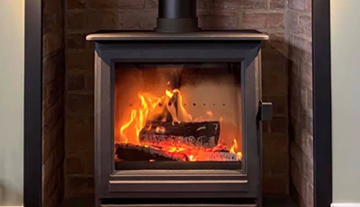 Wood Burning Fireplace